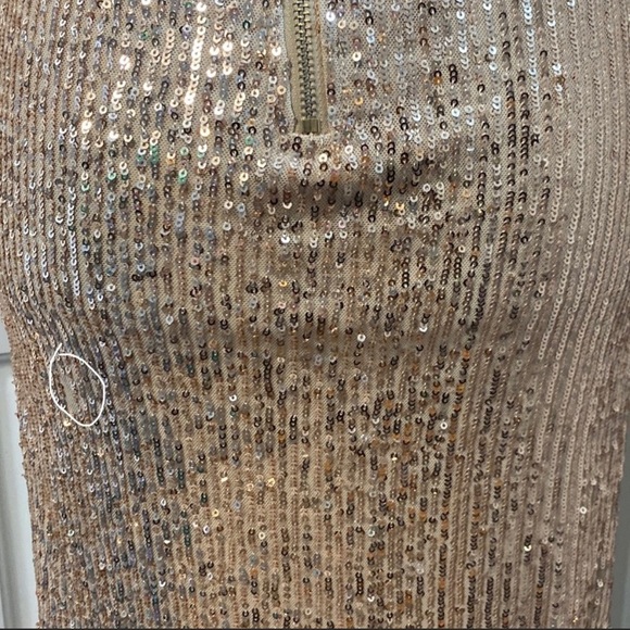 Hot Miami Styles Gold sequin beaded dress large - Picture 13 of 13